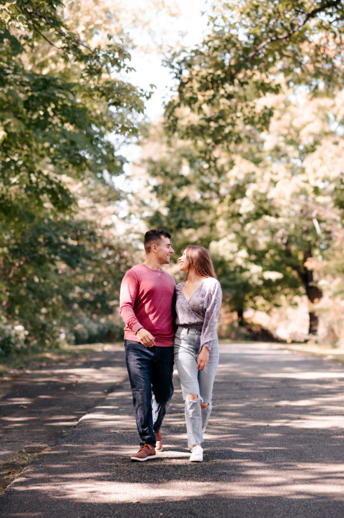 sharon woods engagement session photos fall 